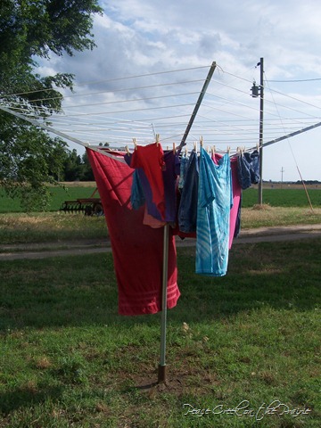 Flag Cookie and New Clothes Line—Works for Me!!!
