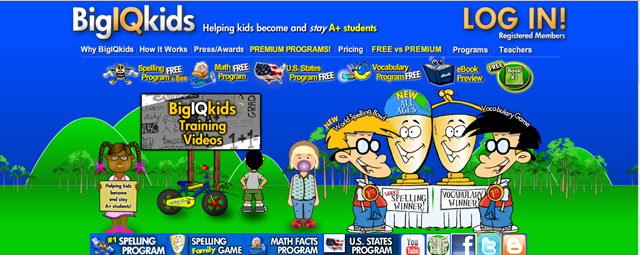 Big IQ Kids~Spelling, Vocabulary, Math and Geography Supplement Review