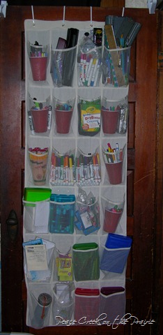 Homeschool Room Supply Organization