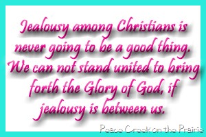 Jealousy Among Christian Creates a Chaotic Front