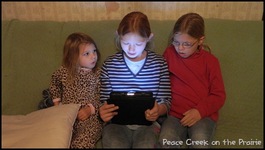 Reading a selection from Early Readers Heritage History CD