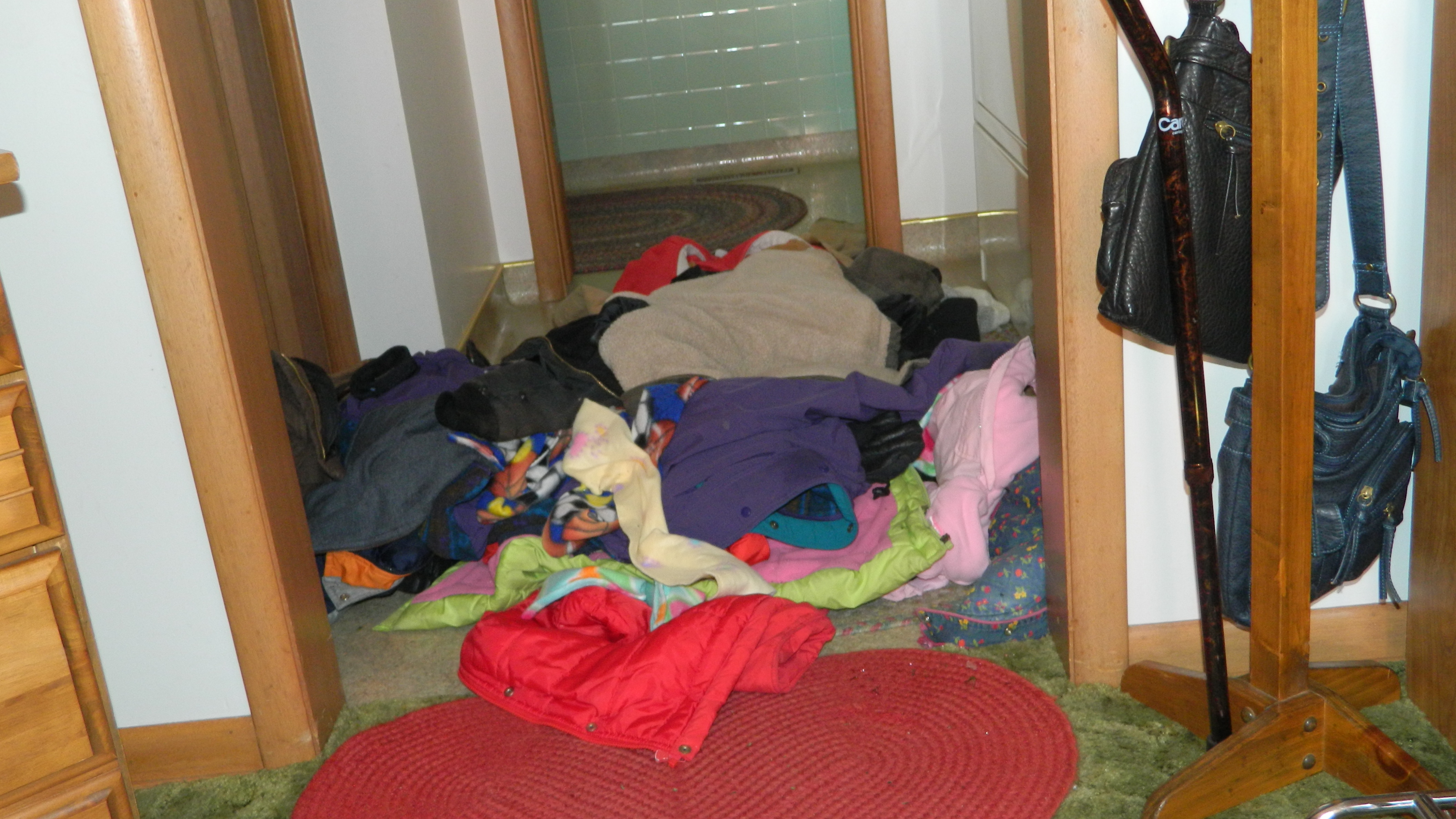 Now that is a pile of laundry! 