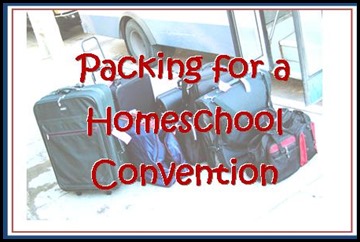 Homeschool Convention Packing, tips, ideas and a printable packing list to helping you not to forget anything. 