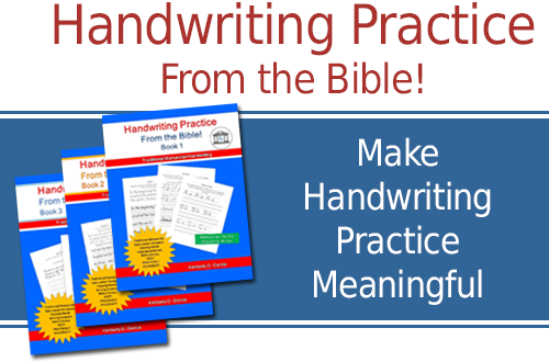 Bible Handwriting Practice series