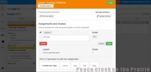 Inserting Grades in an assignment