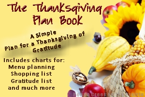 The Thanksgiving Plan Book A Simple Plan for a Thanksgiving of Gratitude