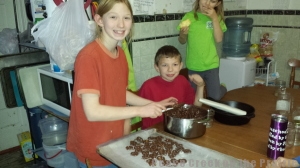 We normally start baking Christmas Goodies right after Thanksgiving.  However, with all the appointments, we hadn't yet had time.  By putting our books away, it made a little extra time to do some yummy baking!! 
