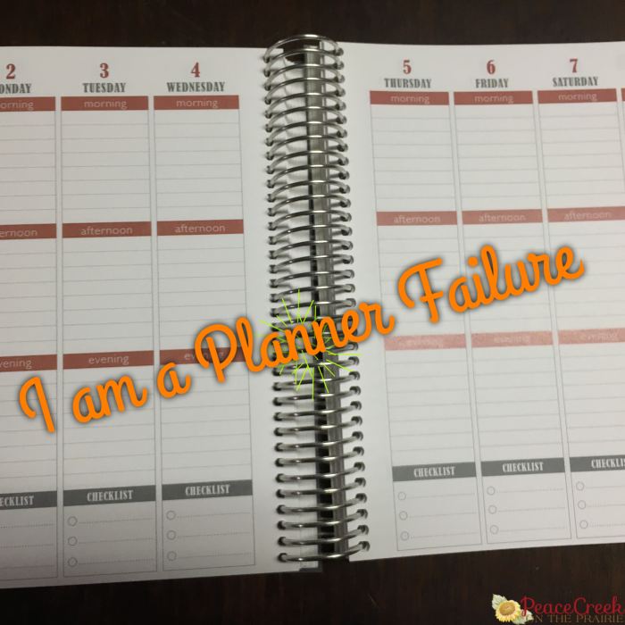 I am a Planner Failure