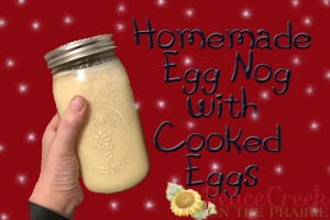 Homemade Eggnog with Cooked Eggs