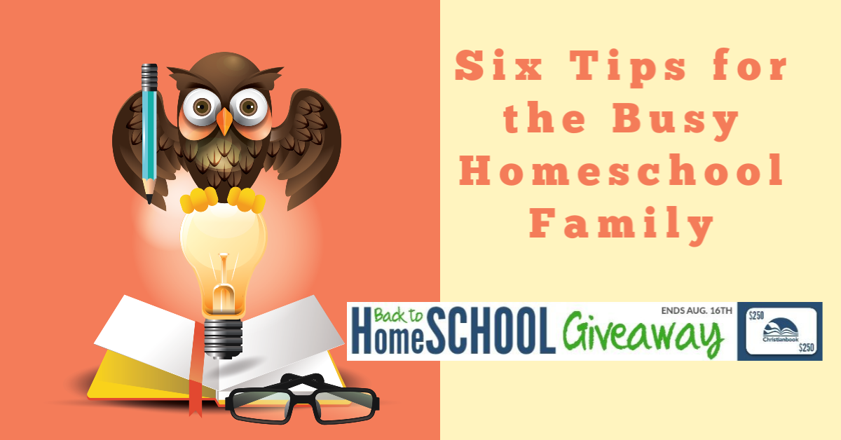 Six Tips for the Busy Homeschool Family